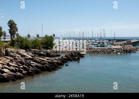 Marina und St Martha's Bay/Beach, Cascais, Portugal Stockfoto