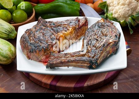 Prime Rib, Tomahawk Steak Food Stockfoto