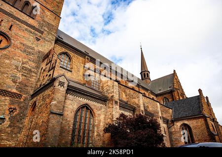 Petri Kirche, in Malmø, Schweden. Stockfoto