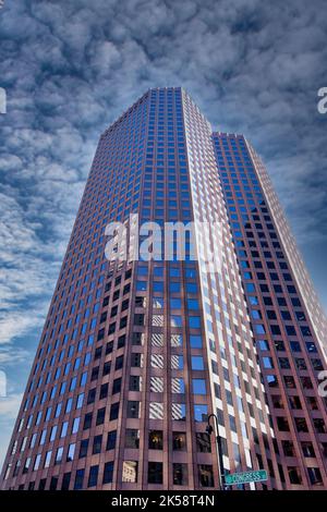 BOSTON, MASSACHUSETTS - 29. August 2022: Boston ist eine der ältesten Städte der USA und reich an Geschichte. Das bringt einen enormen Fremdenverkehr mit sich Stockfoto