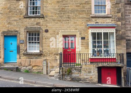 Zeitraum Ferienhäuser, North Church Street, Bakewell, Derbyshire, England, Vereinigtes Königreich Stockfoto