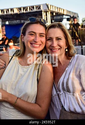 Redondo Beach, Kalifornien 16. September 2022 - Festivalbesucher auf der Beachlife Ranch, Credit - Ken Howard/Alamy Stockfoto