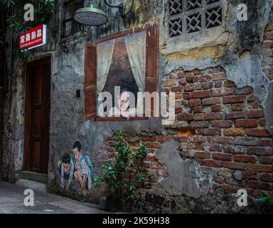 Street Art in Kuala Lumpur Malaysia Asien Stockfoto