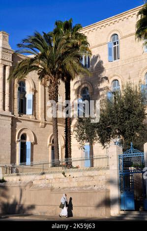 Saint-Louis Krankenhaus, Jerusalem, Israel Stockfoto