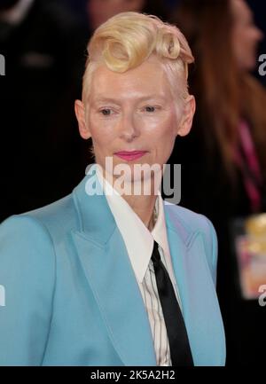 Oct 06, 2022 - London, England, UK - Tilda Swinton nimmt 66. am BFI London Film Festival Teil - Special Presentation - The Eternal Daughter UK Premiere Stockfoto
