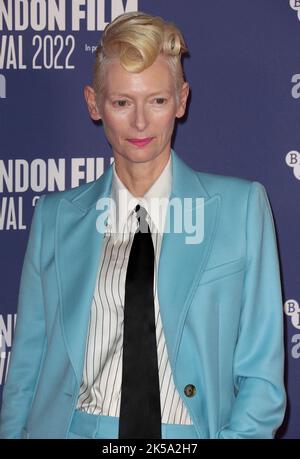 Oct 06, 2022 - London, England, UK - Tilda Swinton nimmt 66. am BFI London Film Festival Teil - Special Presentation - The Eternal Daughter UK Premiere Stockfoto
