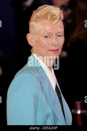 Oct 06, 2022 - London, England, UK - Tilda Swinton nimmt 66. am BFI London Film Festival Teil - Special Presentation - The Eternal Daughter UK Premiere Stockfoto