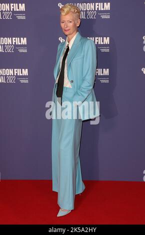 Oct 06, 2022 - London, England, UK - Tilda Swinton nimmt 66. am BFI London Film Festival Teil - Special Presentation - The Eternal Daughter UK Premiere Stockfoto