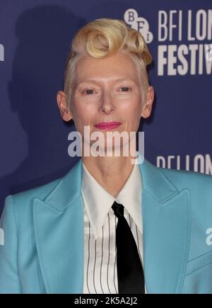 Oct 06, 2022 - London, England, UK - Tilda Swinton nimmt 66. am BFI London Film Festival Teil - Special Presentation - The Eternal Daughter UK Premiere Stockfoto