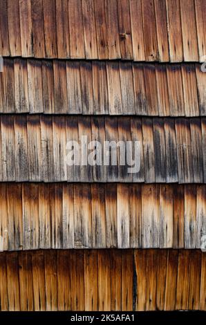 Holz verwittert Hintergrund grau alt vintage Holz schneiden Bretter grau Bord alt Panel schöne Muster für Kunsthandwerk oder abstrakte Kunst Textur Hintergrund Stockfoto