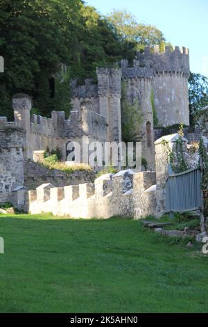 Gwrych Castle in Wales Stockfoto