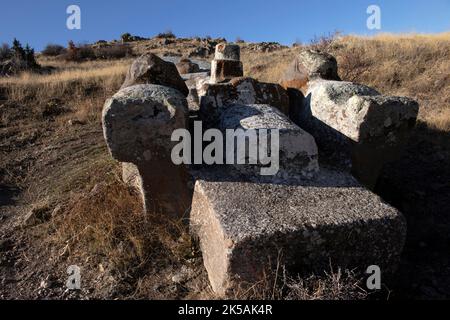 Hethiter-Denkmal Fasıllar Dorf Beyşehir Konya Türkei Stockfoto