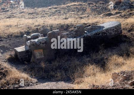 Hethiter-Denkmal Fasıllar Dorf Beyşehir Konya Türkei Stockfoto