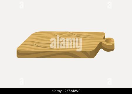 Schneidebrett Collage Element, niedlich Illustration Vektor. Stock Vektor