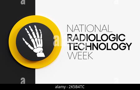 Die Woche der Radiologischen Technologie (NRTW) wird jedes Jahr im November beobachtet Stockfoto