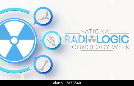 Die Woche der Radiologischen Technologie (NRTW) wird jedes Jahr im November beobachtet Stockfoto