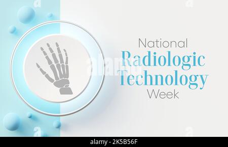 Die Woche der Radiologischen Technologie (NRTW) wird jedes Jahr im November beobachtet Stockfoto