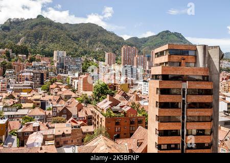 Bogota Kolumbien,Chapinero Norte,Nachbarschaft Panorama-Skyline Stadt Luftbild Hochhaus Wohnhäuser Wohnhäuser Eastern Hills C Stockfoto