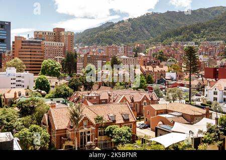 Bogota Kolumbien,Chapinero Norte,Nachbarschaft Panorama-Skyline Stadt Luftbild Hochhaus Wohnhäuser Wohnhäuser Eastern Hills C Stockfoto