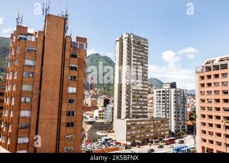 Bogota Kolumbien,Chapinero Norte,Nachbarschaft Panorama-Skyline Stadtansicht Hochhaus Wohnhäuser Häuser Eastern Hills Cerros O Stockfoto