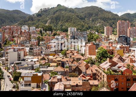 Bogota Kolumbien,Chapinero Norte,Nachbarschaft Panorama-Skyline Stadt Luftbild Hochhaus Wohnhäuser Wohnhäuser Eastern Hills C Stockfoto