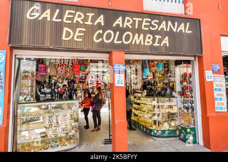 Bogota Kolumbien,Santa Fe Galleria Artesanal de Colombia,Ladengeschäfte Geschäft Geschäfte Geschäft Geschäfte Markt Märkte Marktplatz Verkauf Kauf Einkaufen, Stockfoto