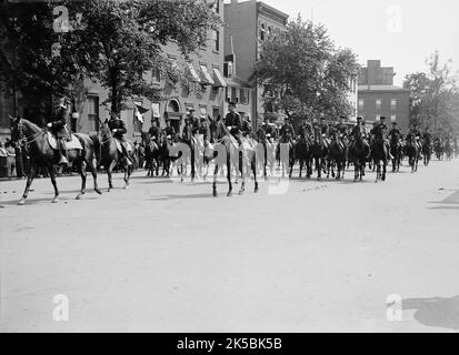 Statue des Commodore John Barry enthüllt, Washington DC, 16. Mai 1914. Übungen, Parade Usw. Stockfoto