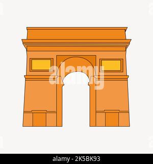 Triumphbogen Clipart, Illustration Vektor. Stock Vektor