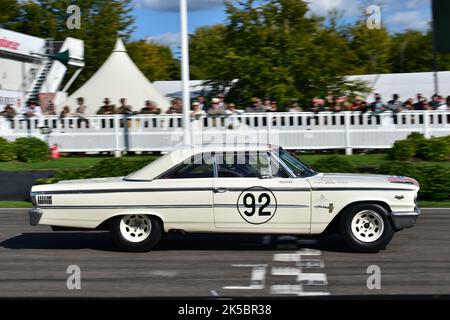 Romain Dumas, Bill Shepherd, Ford Galaxie 500, St. Mary’s Trophy Race, zwei Qualifikationssitzungen, gefolgt von zwei 25-minütigen Rennen, wobei der Sieger ein agg war Stockfoto