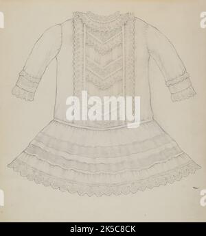 Kleid für Kleinkinder, c. 1936. Stockfoto