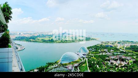 Singapore Marina Bay, Gardens by the Bay Stockfoto