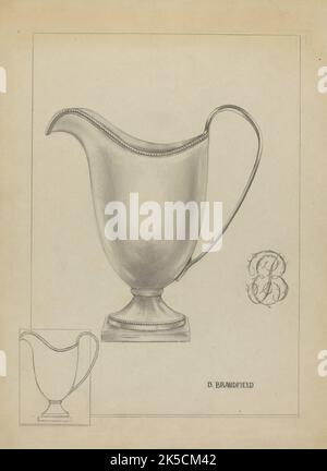 Silver Pitcher, c. 1937. Stockfoto