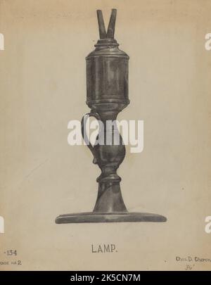 Lampe, 1936. Stockfoto