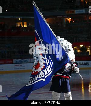 Linköping HC gegen Örebro HC, Schwedische Eishockeyliga, in der Saab Arena, Linköping, Schweden. Stockfoto