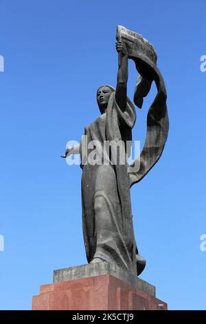 Märtyrer der Revolution Monument, Revolutionsplatz, Chui Avenue, Bishkek, Bishkek City Region, Kirgisistan, Zentralasien Stockfoto