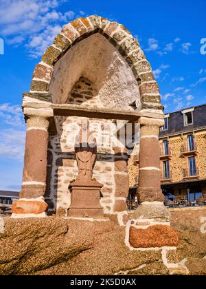 La Plage Saint Guirec in Ploumanacíh, Bretagne, Frankreich Stockfoto