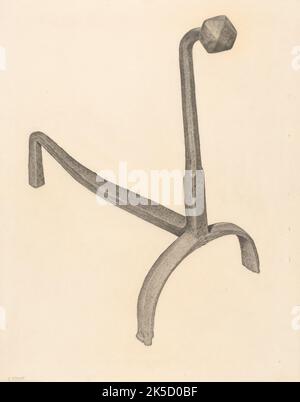 Andiron, c. 1938. Stockfoto