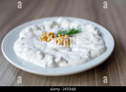 Labneh Stockfoto