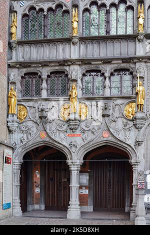 Basilika des Heiligen Blutes, Brügge, Westflandern, Flandern, Belgien Stockfoto