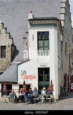 Pub 't Galgenhuisje' im ehemaligen Pansenhaus, Gent, Ostflandern, Flandern, Belgien Stockfoto