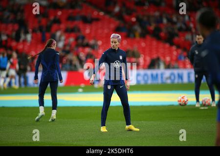London, Großbritannien. 07. Oktober 2022. Wembley Stadium während des Freundschaftsspiels zwischen England und den USA im Wembley Stadium in London, England (Pedro Soares/SPP) Quelle: SPP Sport Press Foto. /Alamy Live News Stockfoto