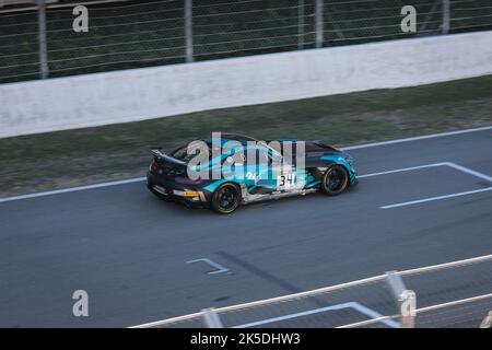 1. Oktober 2022: Mercedes AMG GT Racing beim Festival of Speed, Festival de Velocidad, auf der Rennstrecke von Katalonien in Barcelona, Montmelo, Spanien Stockfoto