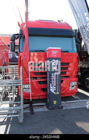 1. Oktober 2022 - Team Motor Truck Festival of Speed, Festival de Velocidad, auf dem Circuit of Catalonia in Barcelona, Montmelo, Spanien Stockfoto