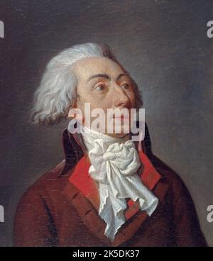 Portrait de Louis-Michel Le Peletier de Saint Fargeau (1760-1793), conventionnel, „Martyr de la Libert&#xe9;“, c1793. Stockfoto