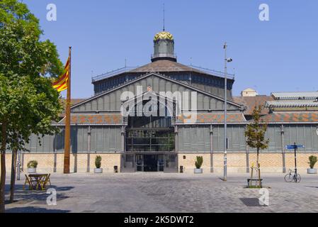 Barcelona - El Born Centre de Cultura i Memòria Stockfoto