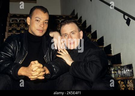 FEINE JUNGE KANNIBALEN - britische Rockgruppe mit Roland Gift auf Gesang rund um 1988-Los angeles Ca Stockfoto