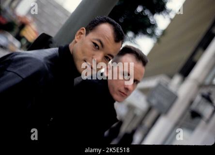 FEINE JUNGE KANNIBALEN - britische Rockgruppe mit Roland Gift auf Gesang rund um 1988-Los angeles Ca Stockfoto