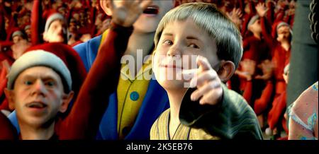 EINSAMER JUNGE, DER POLAR EXPRESS, 2004 Stockfoto