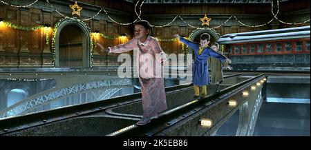 Held Mädchen, HERO BOY, einsame Junge, der POLAR EXPRESS, 2004 Stockfoto