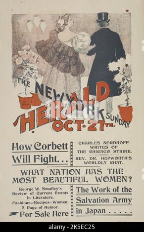 Der New Yorker Sonntagsbote. Oktober 27.., c1895. Stockfoto